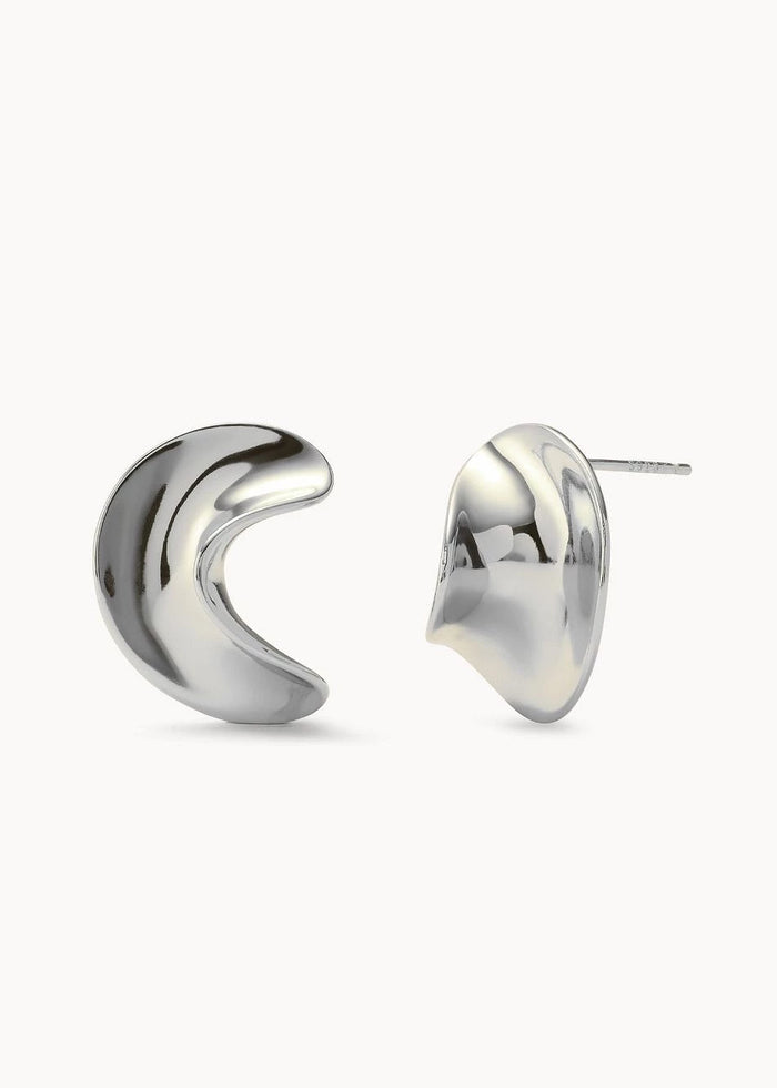 Abstract Moon Earrings