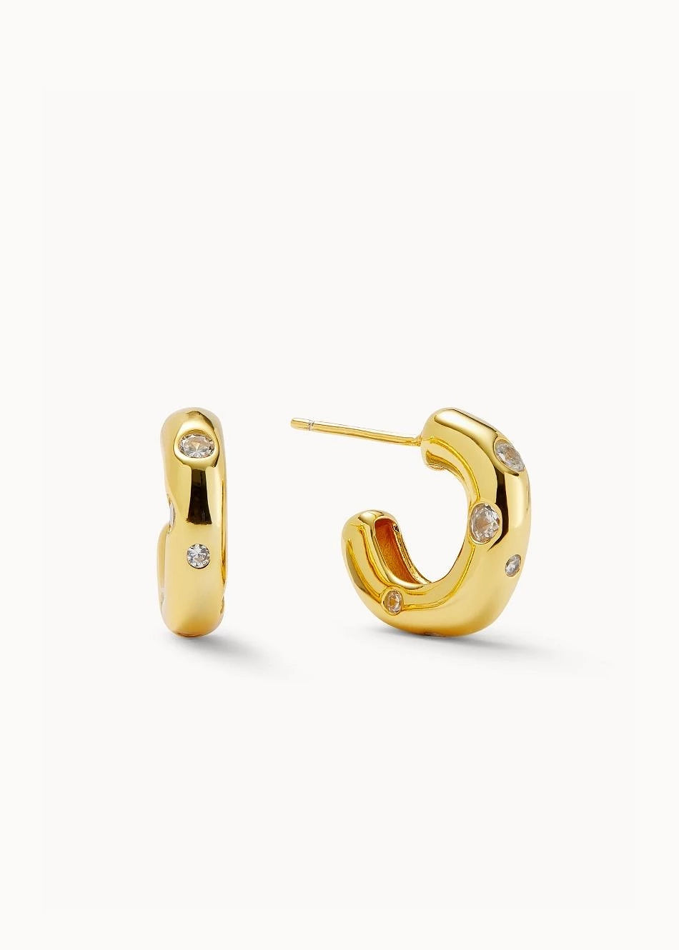 Shining Hoop Earrings