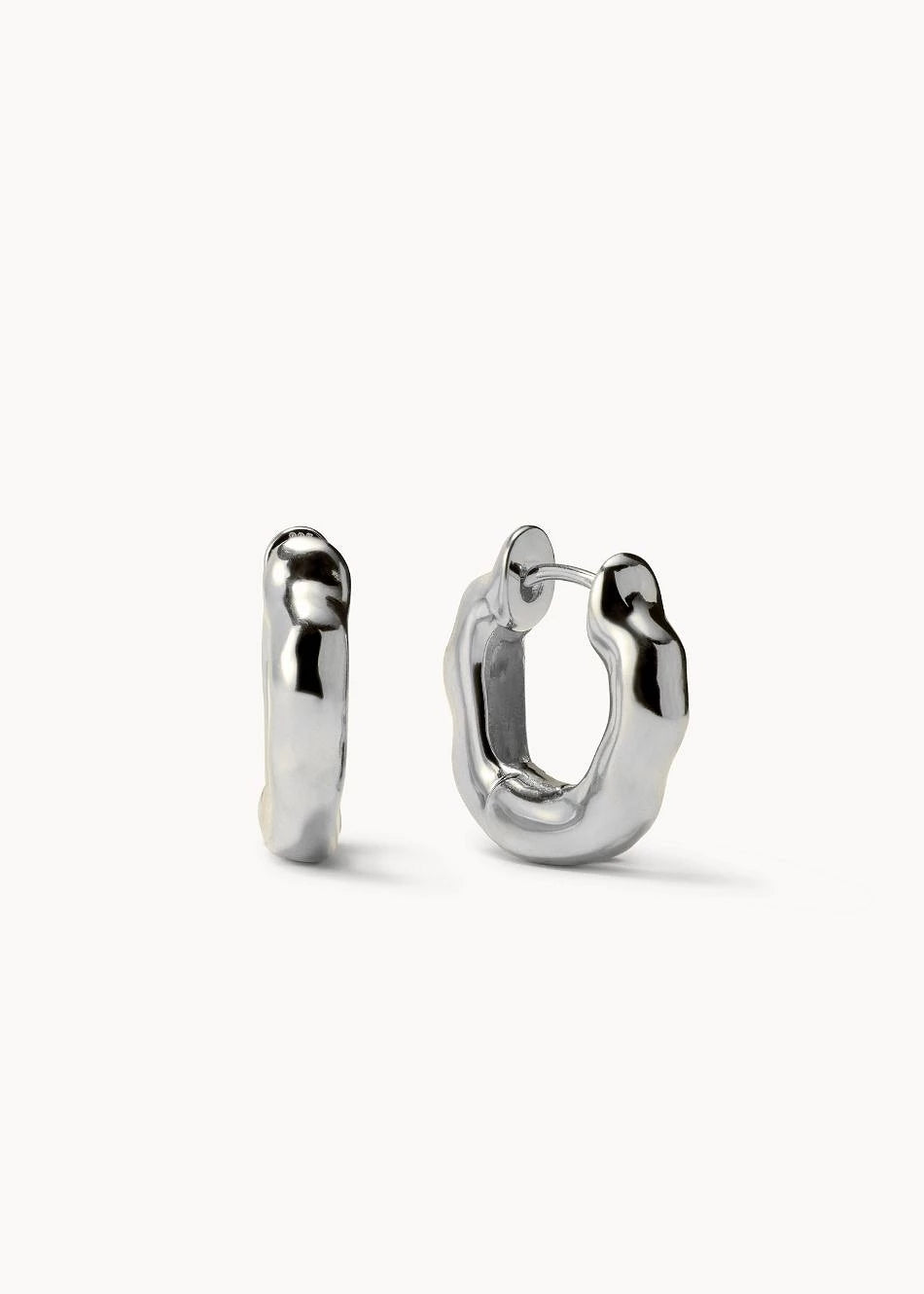 Sculpt Hoop Earrings