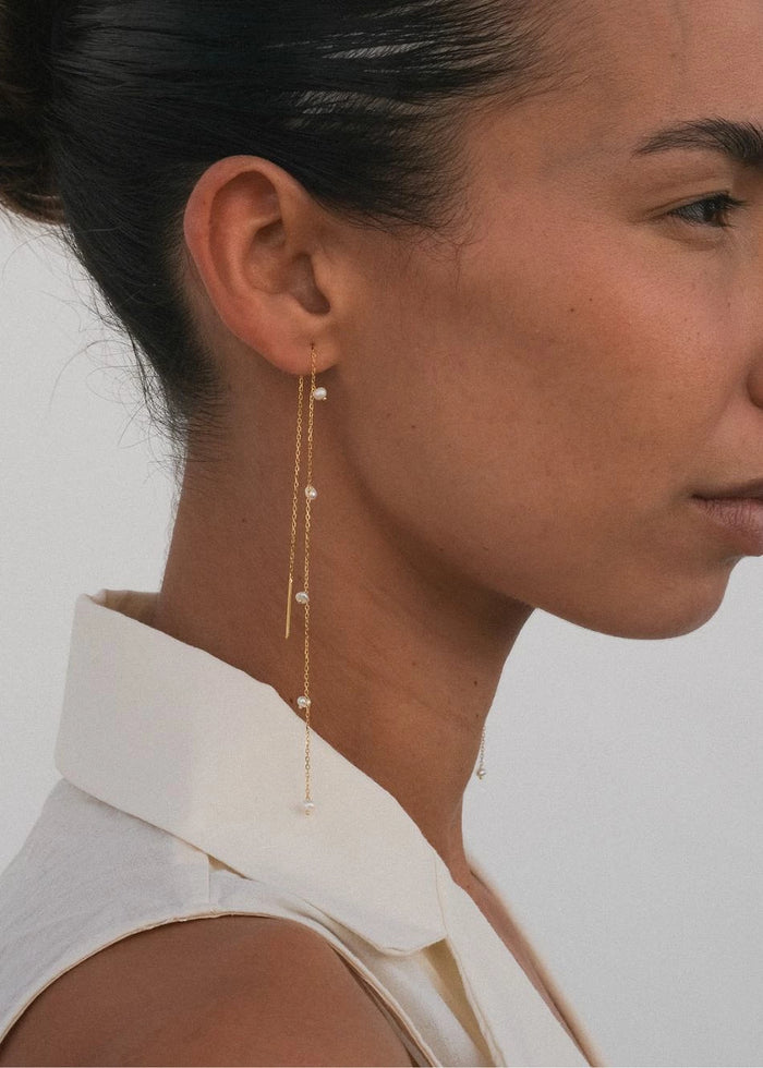 Pendientes Long Pearl