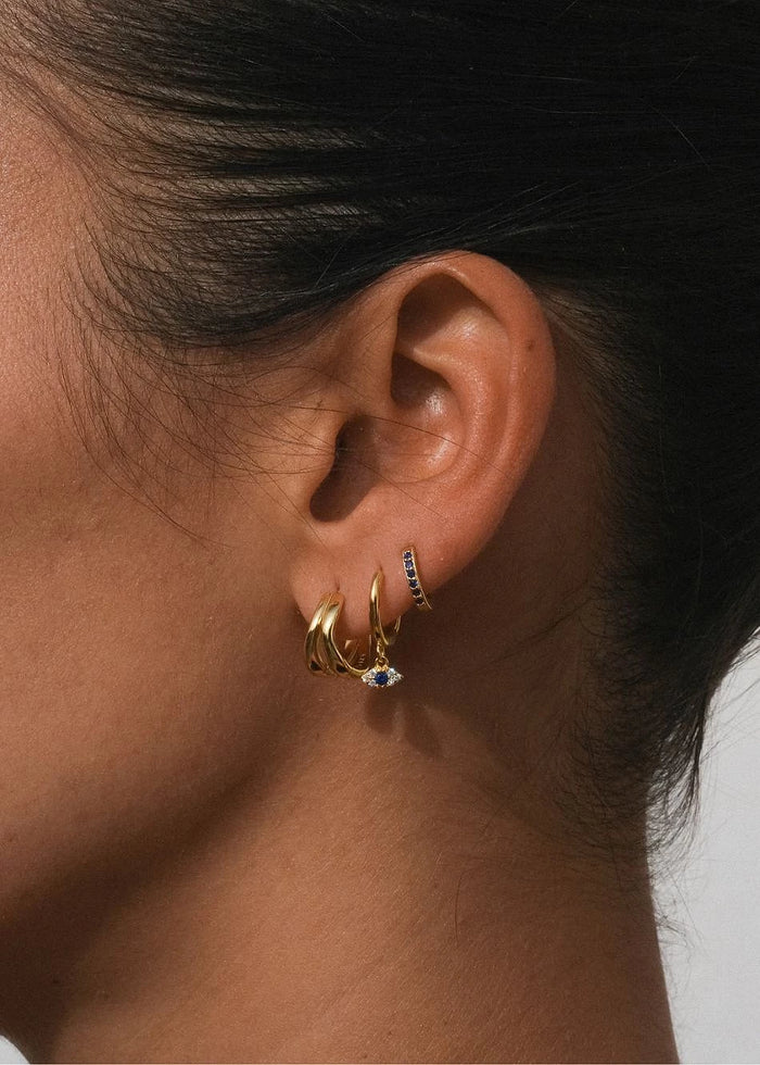 Piercing White Mini-Hoop