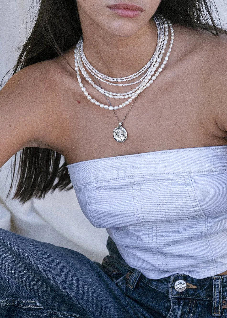Collar Sea Pearls Medium