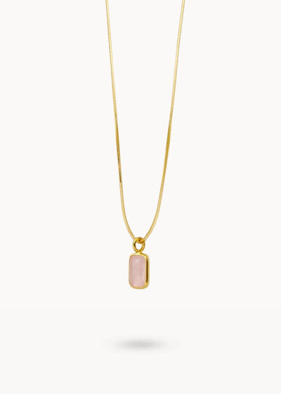 Collar Cuarzo Rosa Flash
