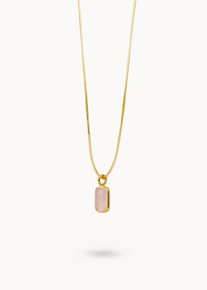 Collar Cuarzo Rosa Flash