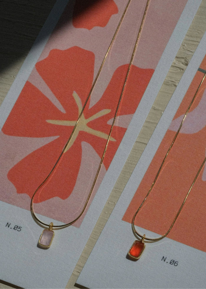 Collar Cuarzo Rosa Flash