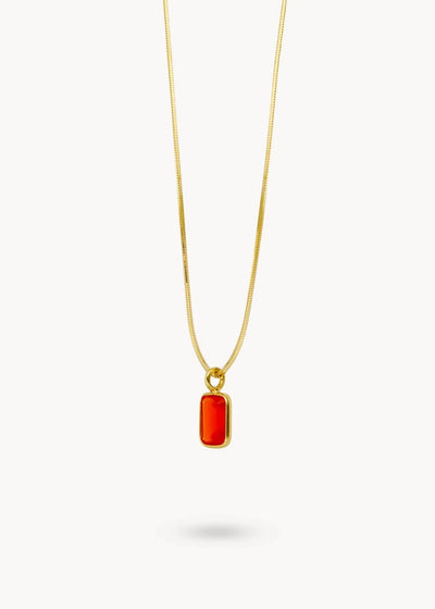 Collar Cornalina Flash