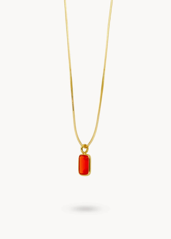 Collar Cornalina Flash