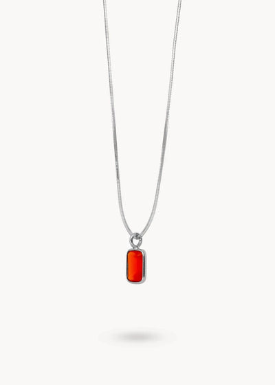 Carnelian Flash Necklace