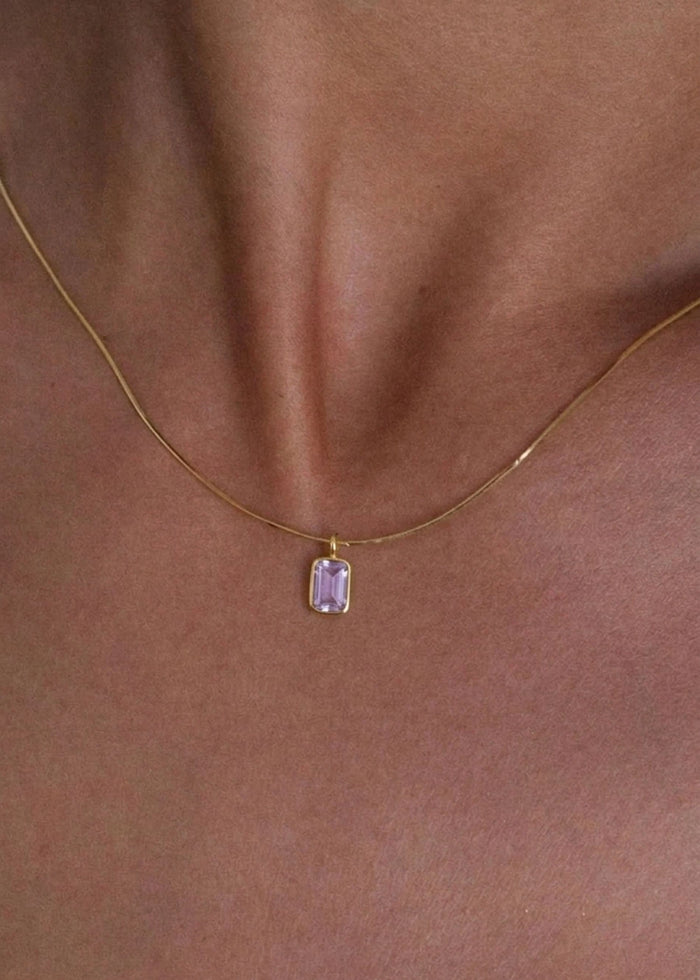 Collar Amatista Flash