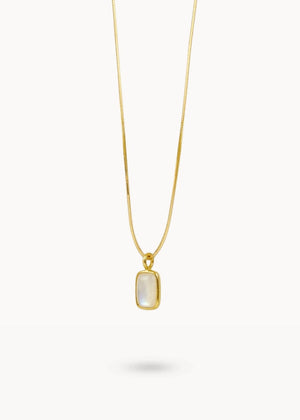 Collar Piedra Luna Flash