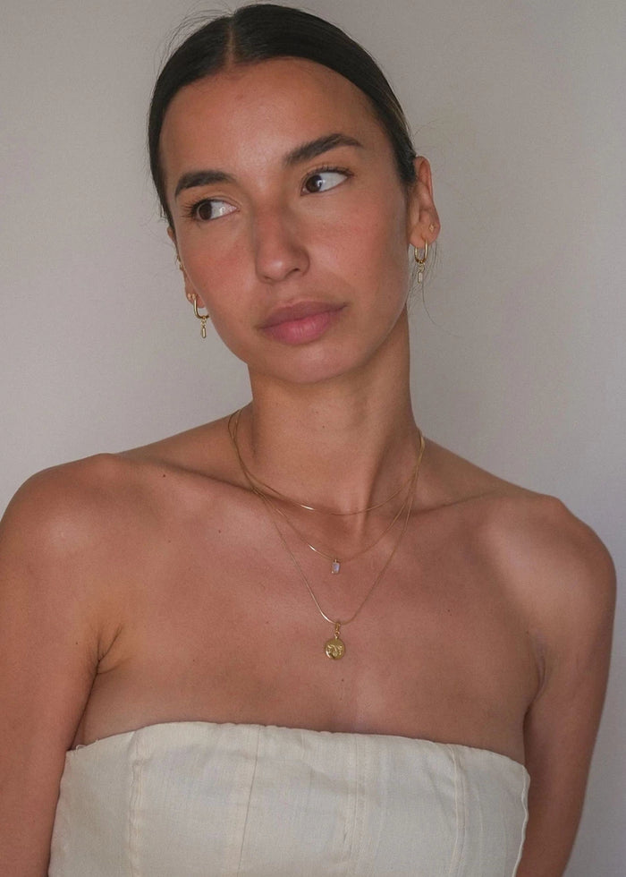 Collar Piedra Luna Flash