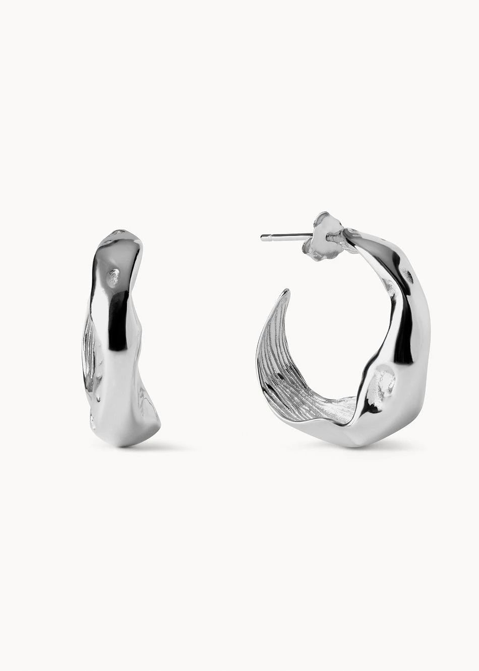 Curve Hoop Earrings