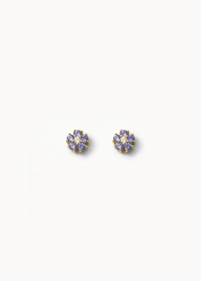 Pendientes Daisy Blue Sky