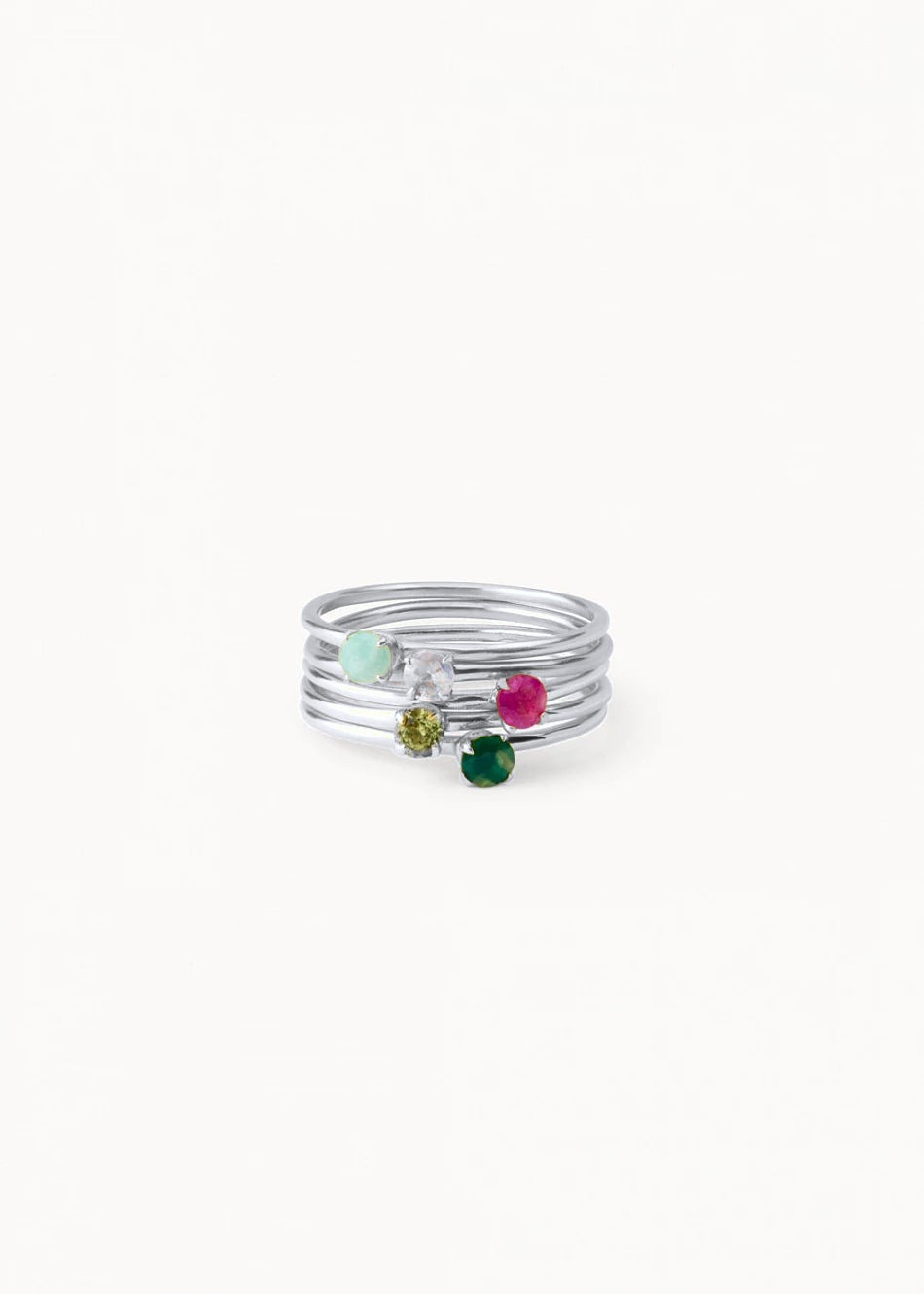 Anillo Magic Stone plata