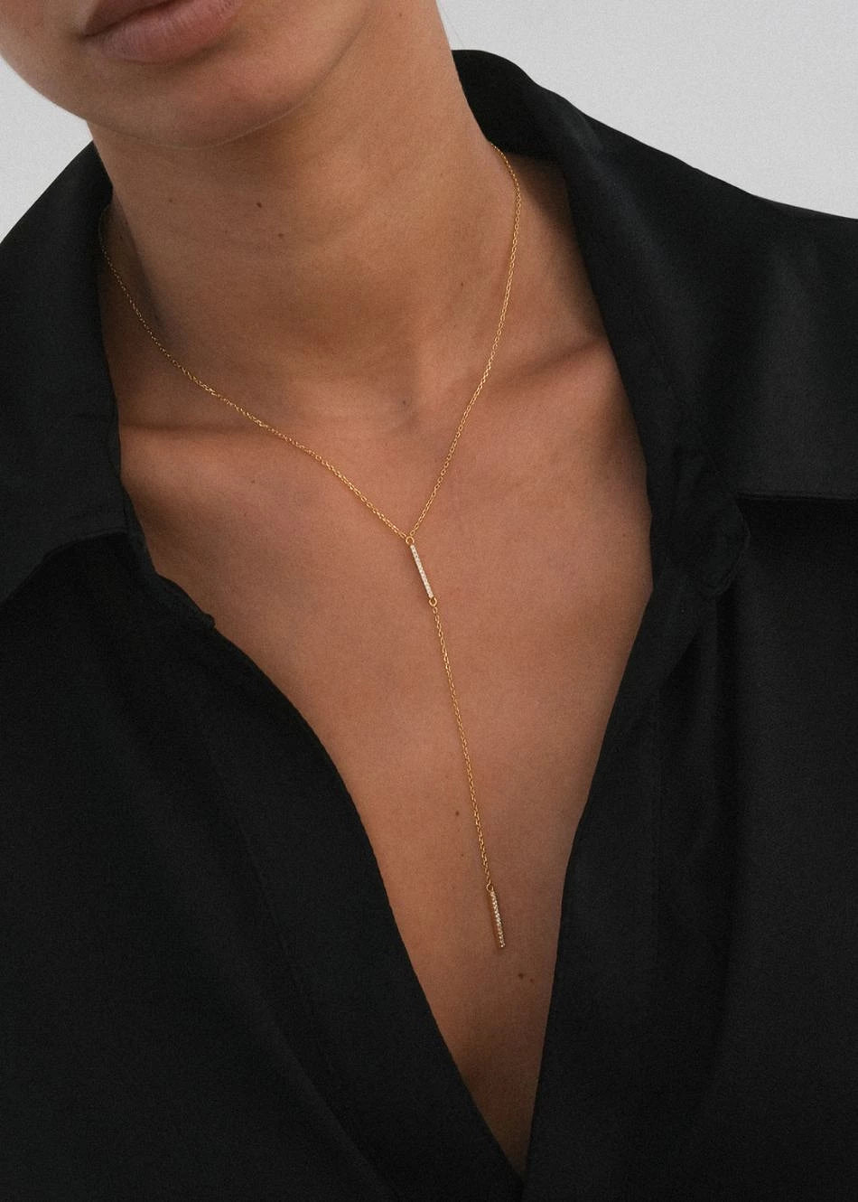 Collar Linea Drop en oro