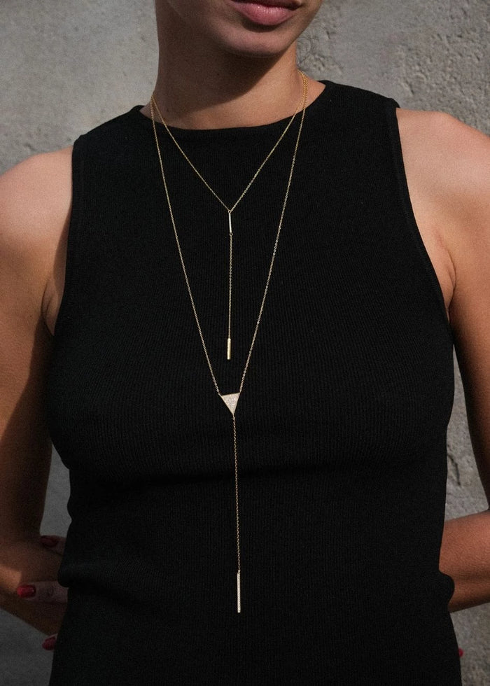 Linea Drop Necklace