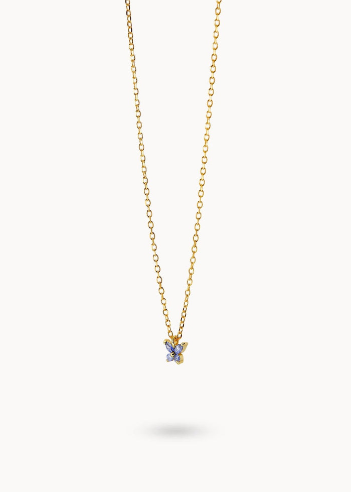 Collar Mariposa Blue Sky