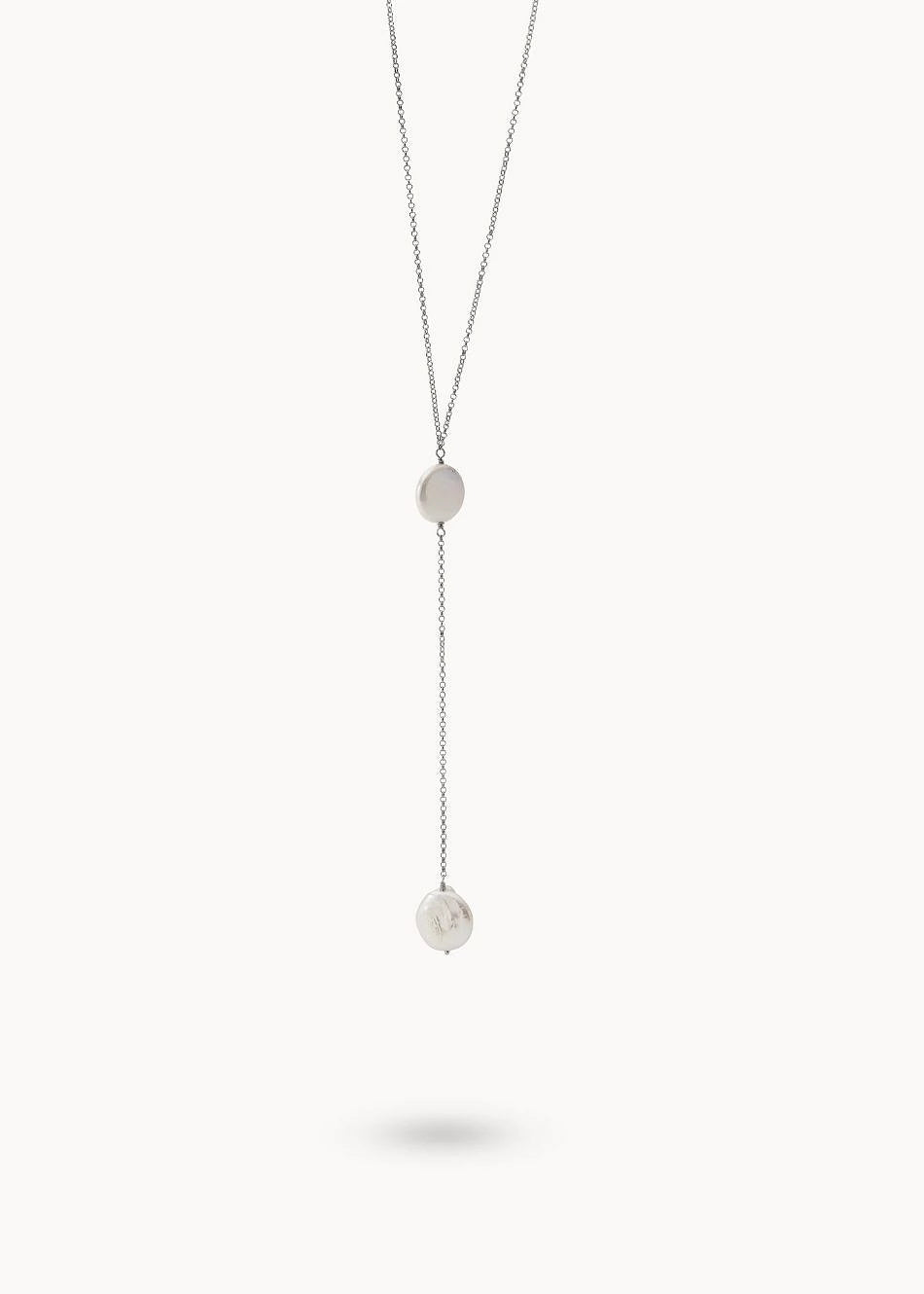Collar Perla Drop en plata
