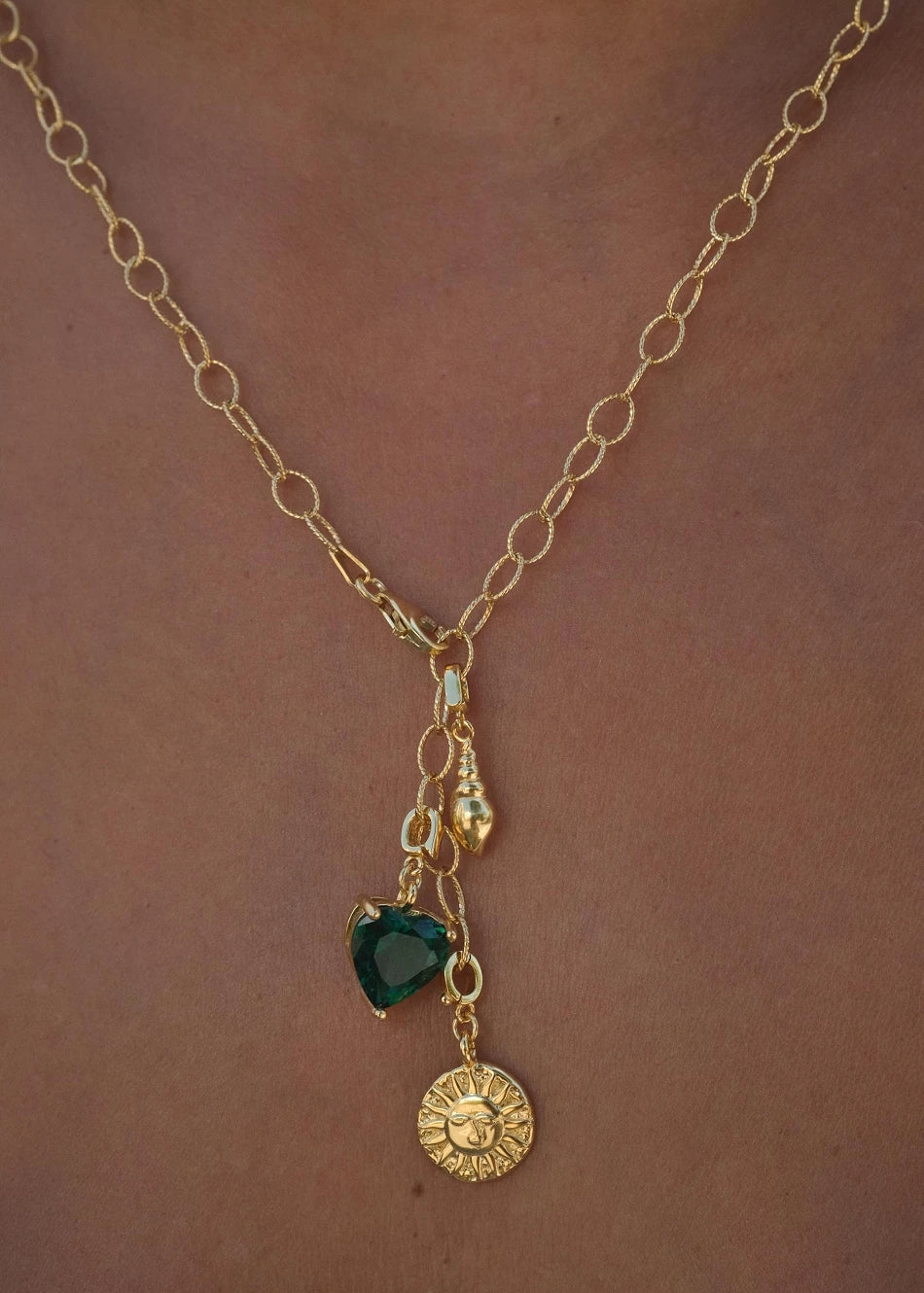 Sequence & Charms Necklayer