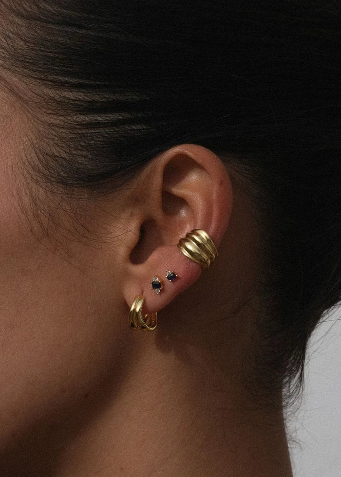 Piercing Azul Doble