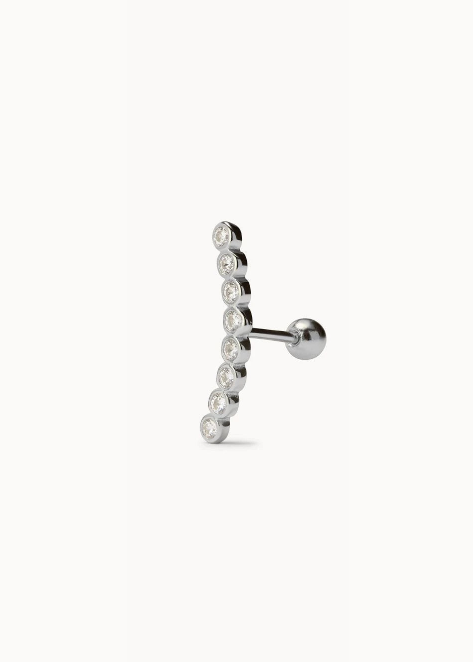 Piercing Curve Shine en plata