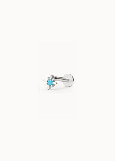 Piercing Mini Windrose Turquesa
