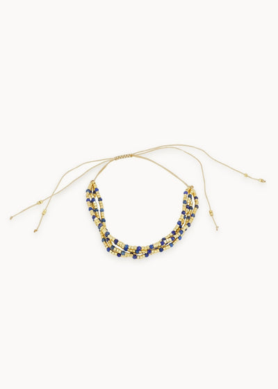 Pulsera Loto Lapislázuli